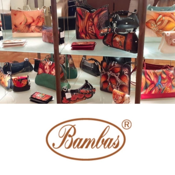 Bambas Art Bag Handmade Leather Shoulder Purse 👜 - Picture 16 of 17